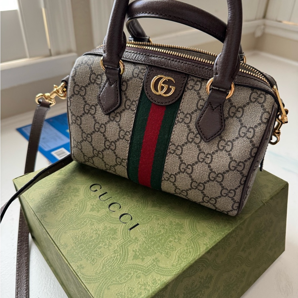 Gucci ophidia top handle bag